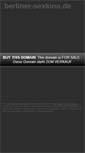 Mobile Screenshot of berliner-sexkino.de